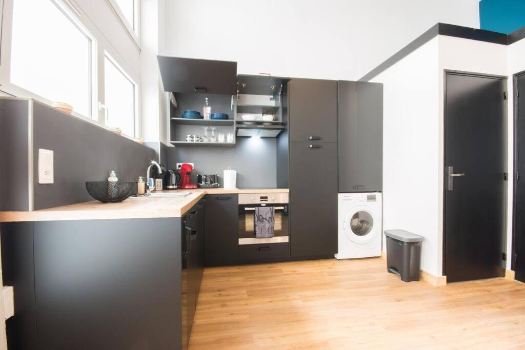 Apartamento L'Appar-T, Esprit Industriel A 2 Pas De L'Eau ! El Havre Exterior foto